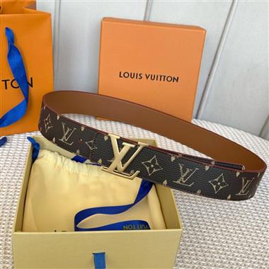 LOUIS VUITTON   2024新款時尚皮帶  4.0CM