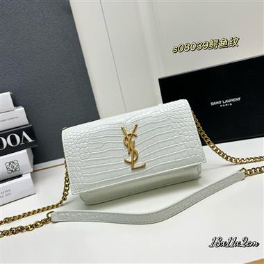 YSL   2024新款時尚女生休閒包  尺寸：18x11x2CM