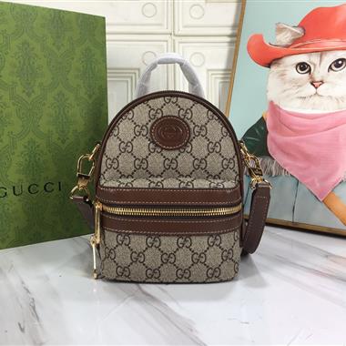 GUCCI   2024新款時尚休閒包 尺寸：15*19*8CM