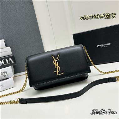 YSL   2024新款時尚女生休閒包  尺寸：18x11x2CM