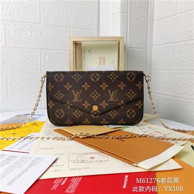 LOUIS VUITTON   2024新款時尚女生休閒包 尺寸：21*11*2CM