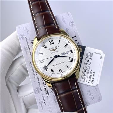 LONGINES   2024新款時尚休閒手錶  尺寸：40MM