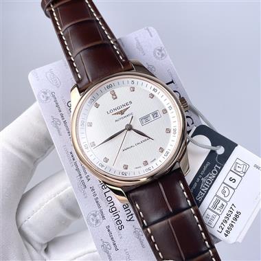 LONGINES   2024新款時尚休閒手錶  尺寸：40MM