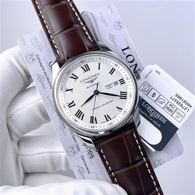 LONGINES   2024新款時尚休閒手錶  尺寸：40MM