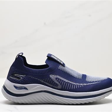 Skechers 透氣針織網面休閑運動鞋健步鞋  