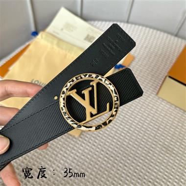 LOUIS VUITTON   2024新款時尚皮帶  3.5CM