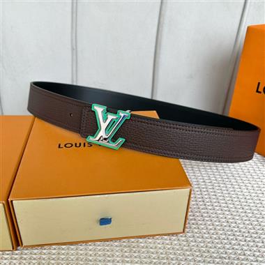 LOUIS VUITTON   2024新款時尚皮帶  4.0CM