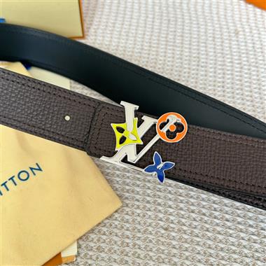 LOUIS VUITTON   2024新款時尚皮帶  4.0CM