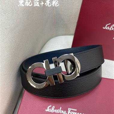 Ferragamo   2024新款時尚皮帶  3.5CM