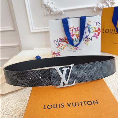 LOUIS VUITTON   2024新款時尚皮帶  .4.0CM