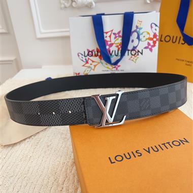 LOUIS VUITTON   2024新款時尚皮帶  .4.0CM