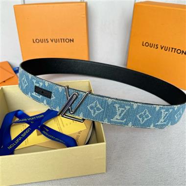 LOUIS VUITTON   2024新款時尚皮帶  4.0CM