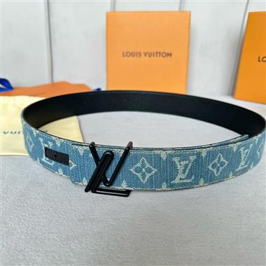 LOUIS VUITTON   2024新款時尚皮帶  4.0CM