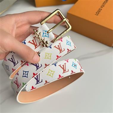 LOUIS VUITTON   2024新款時尚皮帶  3.0CM