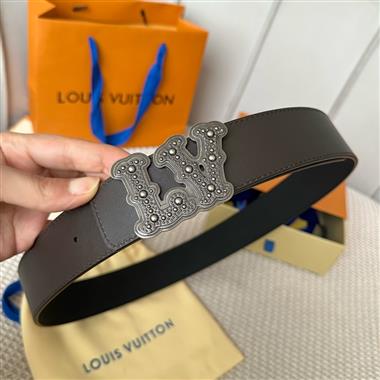 LOUIS VUITTON   2024新款時尚皮帶  4.0CM