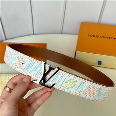 LOUIS VUITTON   2024新款時尚皮帶  4.0CM