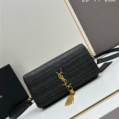 YSL   2024新款時尚女生休閒包 尺寸：26x14x6CM