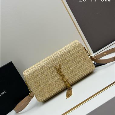 YSL   2024新款時尚女生休閒包 尺寸：26x14x6CM