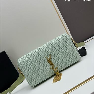 YSL   2024新款時尚女生休閒包 尺寸：26x14x6CM