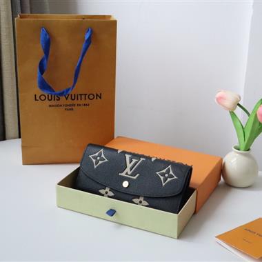 LOUIS VUITTON   2024新款時尚皮夾   尺寸：19*10CM