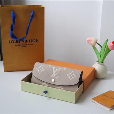 LOUIS VUITTON   2024新款時尚皮夾   尺寸：19*10CM