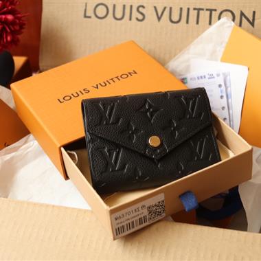 LOUIS VUITTON   2024新款時尚皮夾  尺寸：12x9.5x2.5CM