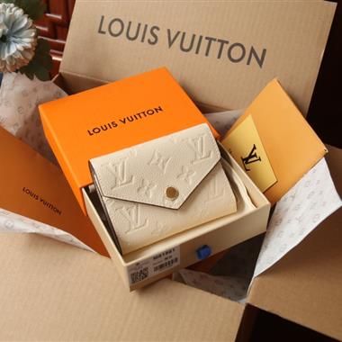 LOUIS VUITTON   2024新款時尚皮夾  尺寸：12x9.5x2.5CM