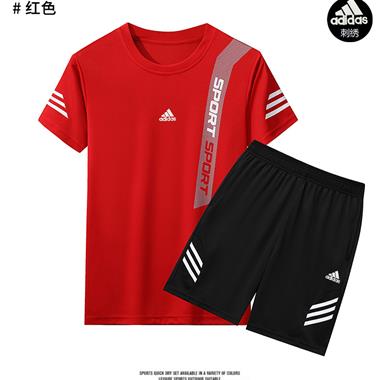 ADIDAS   2024夏季新款短袖套裝  DC-24908