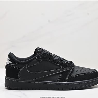 fragment design x Travis Scott x Nike Air Jordan 1 Low OG SP"Black/Green Toe"AJ1