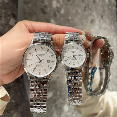 LONGINES   2024新款時尚休閒手錶  尺寸：男40MM 女30MM