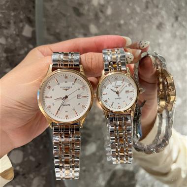 LONGINES   2024新款時尚休閒手錶  尺寸：男40MM 女30MM