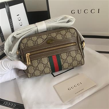 GUCCI   2024新款男生時尚休閒包  尺寸：17.5*12*5.5CM