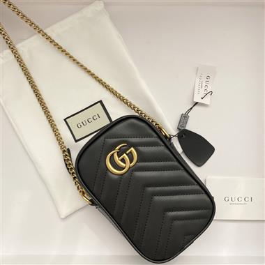 GUCCI   2024新款女生時尚休閒包  尺寸：10.5-17-5CM