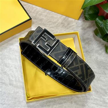 FENDI  2024新款時尚皮帶 4.0CM