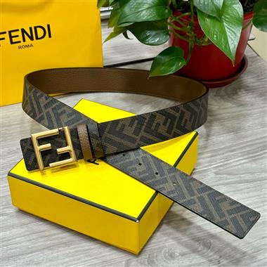 FENDI  2024新款時尚皮帶  3.8CM