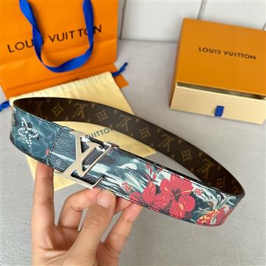 LOUIS VUITTON    2024新款時尚皮帶  4.0CM