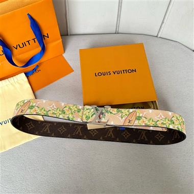 LOUIS VUITTON    2024新款時尚皮帶  4.0CM