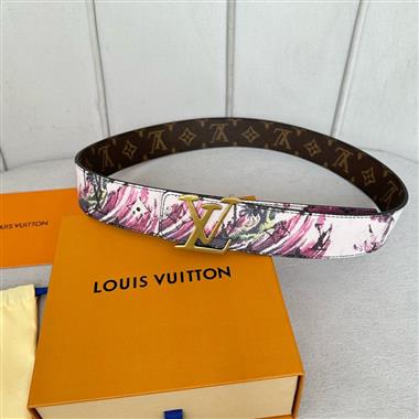 LOUIS VUITTON    2024新款時尚皮帶  4.0CM