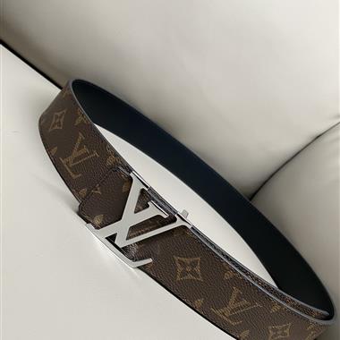 LOUIS VUITTON   2024新款時尚皮帶   4.0CM