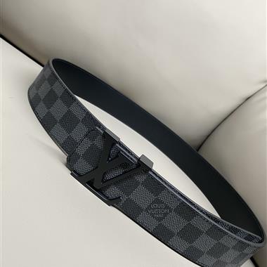 LOUIS VUITTON   2024新款時尚皮帶   4.0CM