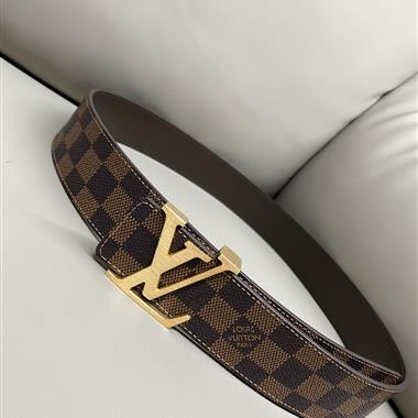 LOUIS VUITTON   2024新款時尚皮帶   4.0CM