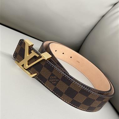 LOUIS VUITTON   2024新款時尚皮帶   4.0CM