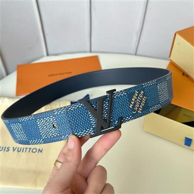 LOUIS VUITTON    2024新款時尚皮帶  4.0CM