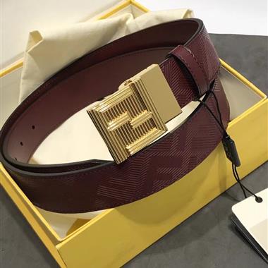 FENDI    2024新款時尚皮帶  3.5CM