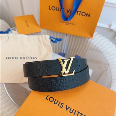 LOUIS VUITTON   2024新款時尚皮帶  3.0CM