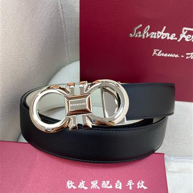 Ferragamo    2024新款時尚皮帶  3.5CM