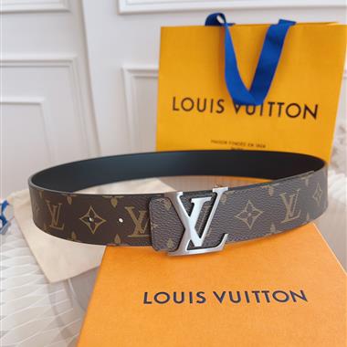 LOUIS VUITTON   2024新款時尚皮帶  4.0CM