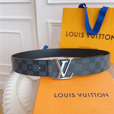 LOUIS VUITTON   2024新款時尚皮帶  4.0CM