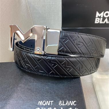 Montblanc   2024新款時尚皮帶  3.5CM