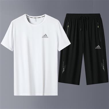 ADIDAS   2024夏季新款短袖套裝    XF-078583